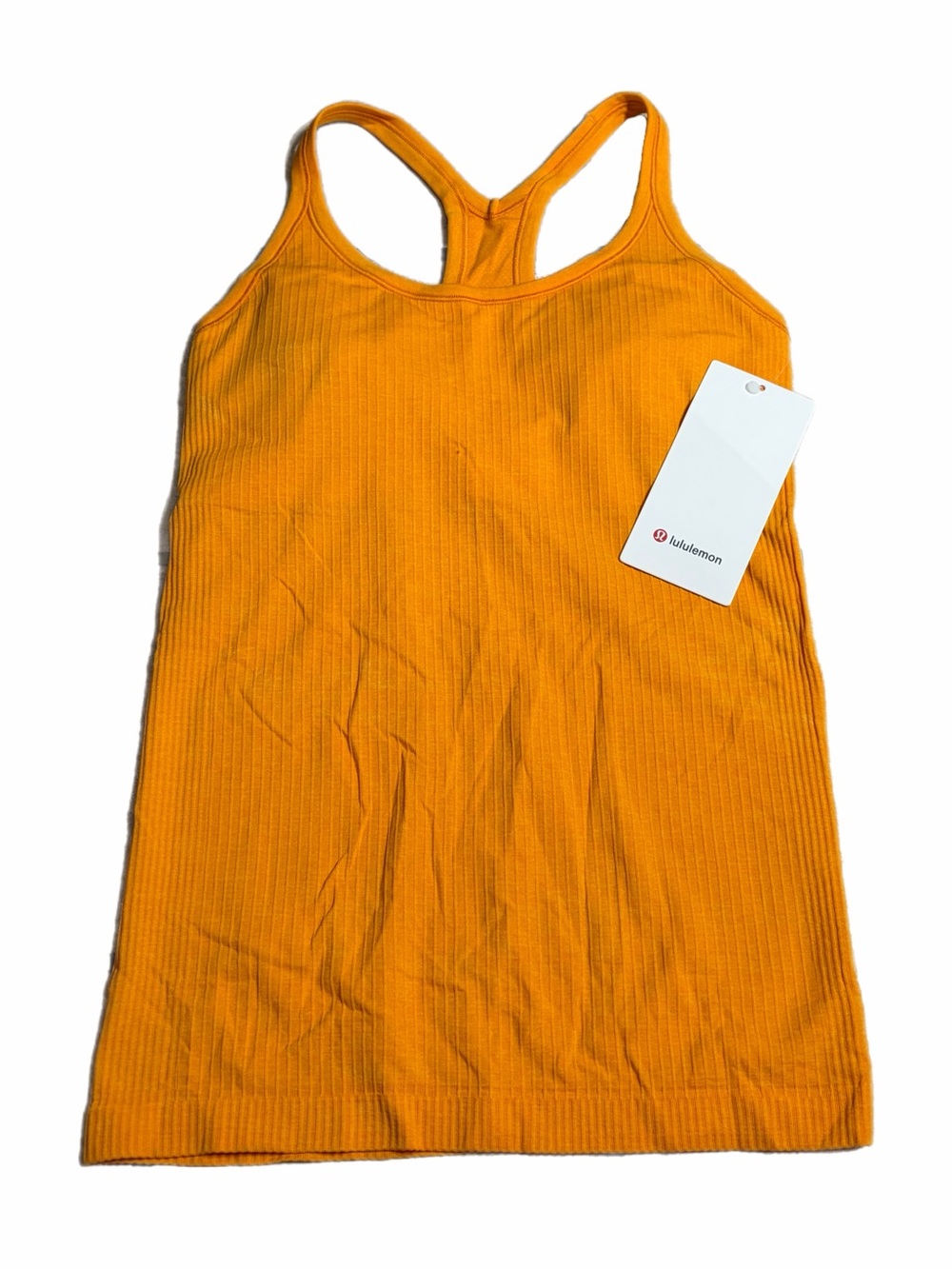 NWT Lululemon Ebb To Street Tank Top (Citrus Sizzle) Size 6